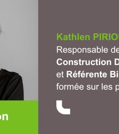 Kathlen PIRIOU, Responsable de projet Construction Durable et Référente Biosourcés chez Citae, formée sur les projets en paille
