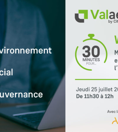 Webinaire 30 minutes pour maîtriser vos obligations en matière d’ISR dès l’investissement