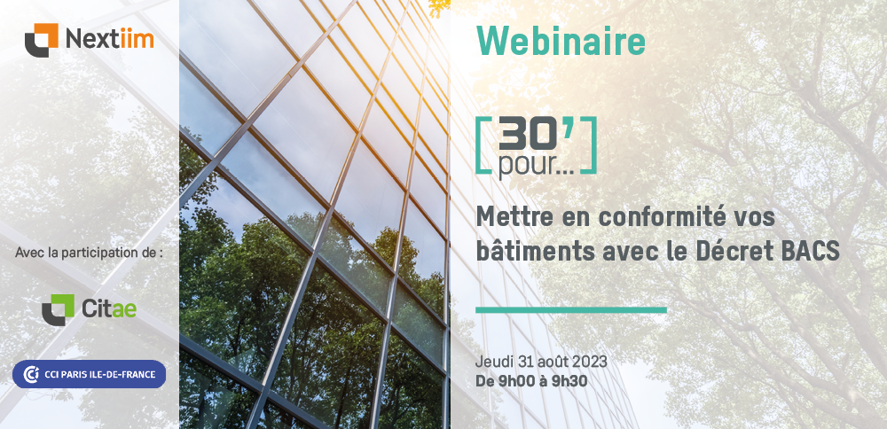 Webinaire 30 minutes pour mettre en conformité vos bâtiments avec le décret BACS