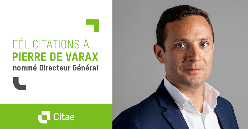 Pierre de Varax nommé Directeur Général de Citae