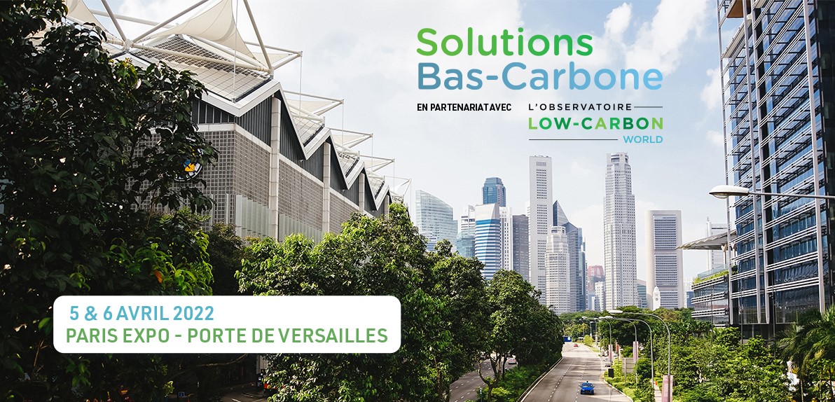 Low Carbon World 2022, nous y serons : entrée offerte !