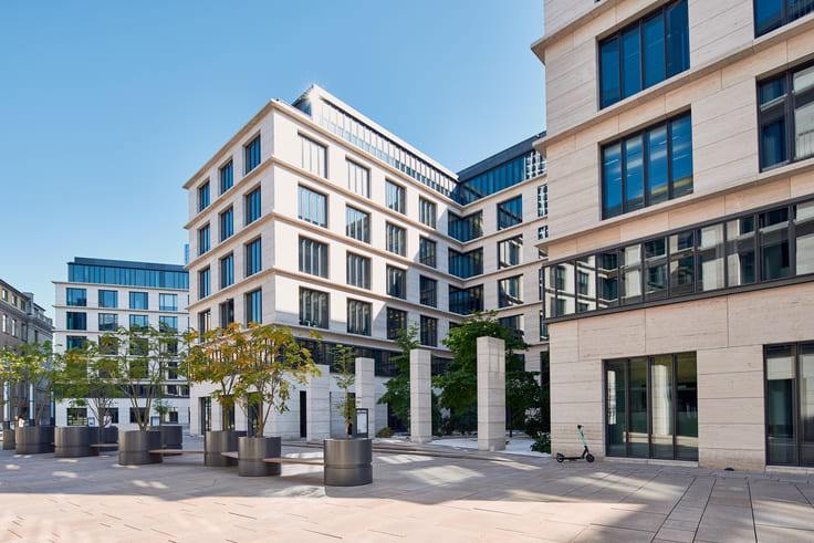 Immeuble de bureaux moderne accompagné par Citae en energy management et trajectoire décret tertiaire