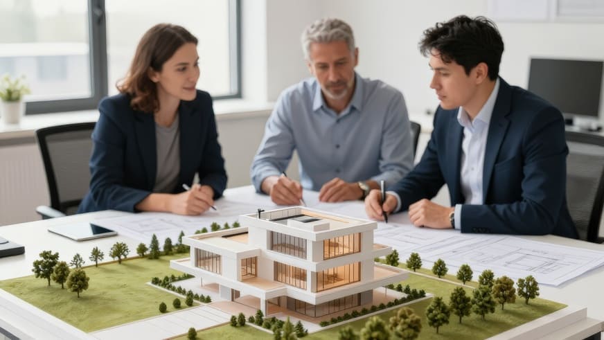 Démarche BDNA, équipe Citae en atelier de programmation et d'analyse de site sur un projet de construction durable en Nouvelle-Aquitaine